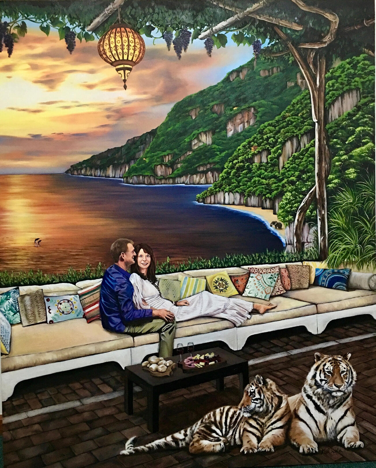 Paradise - 38" x 46"