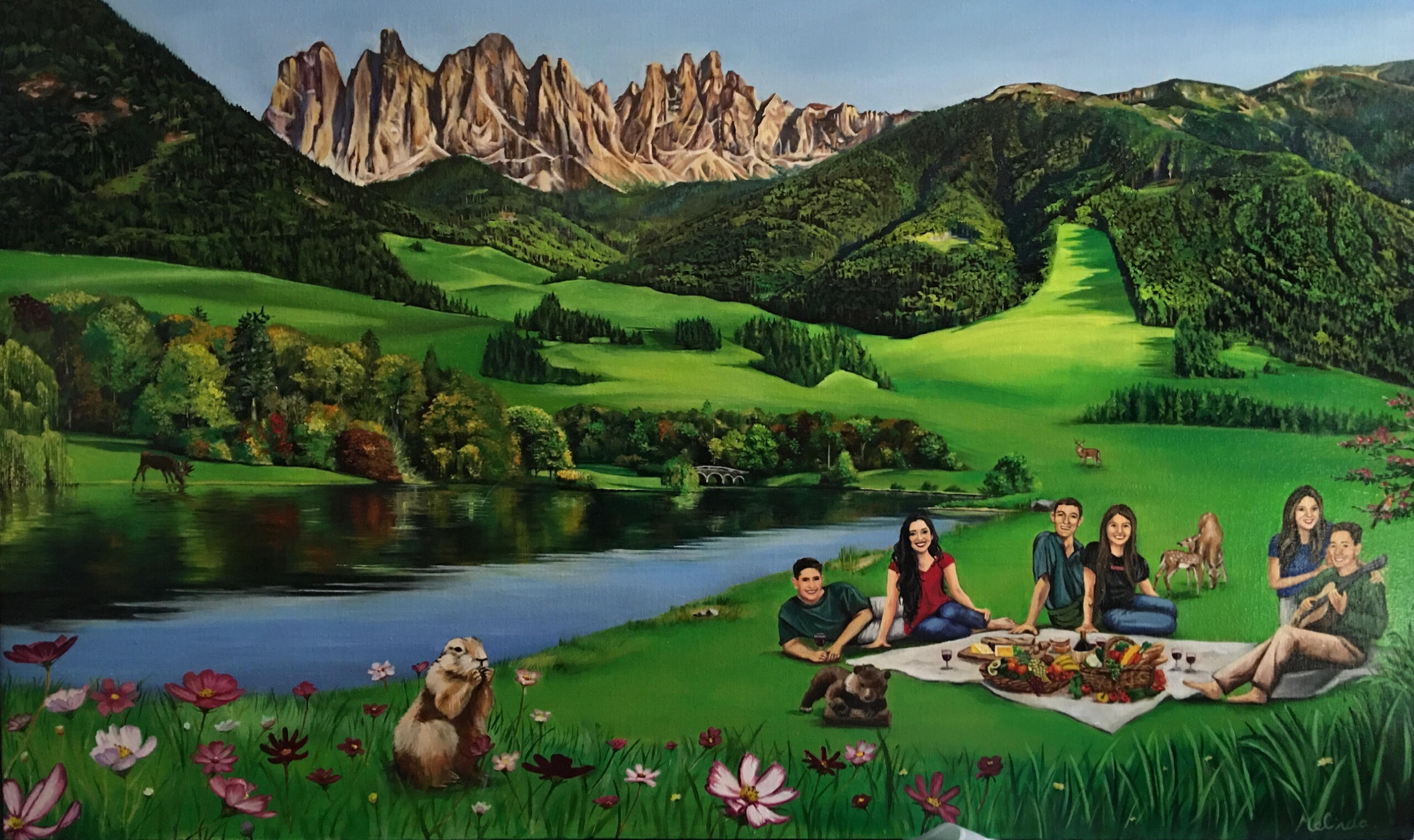 Young Again - 40" x 24"