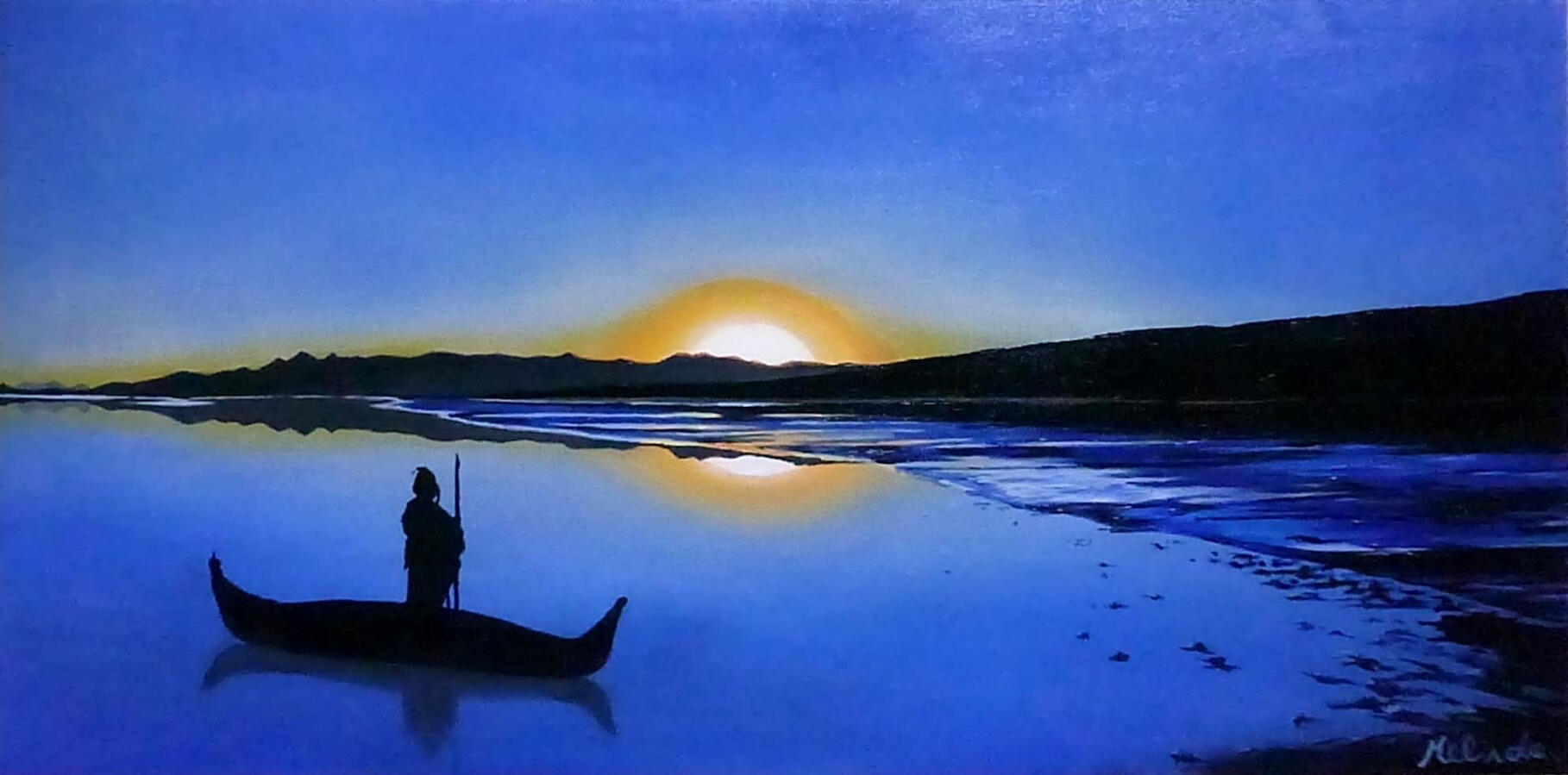 Lake Titicaca - 24" x 12"