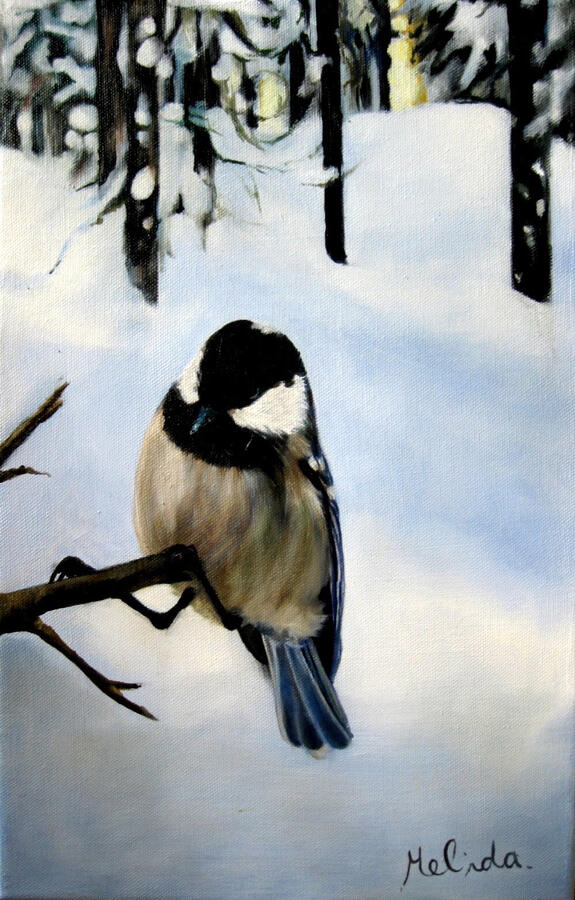 Sparrow - 8" x 12"