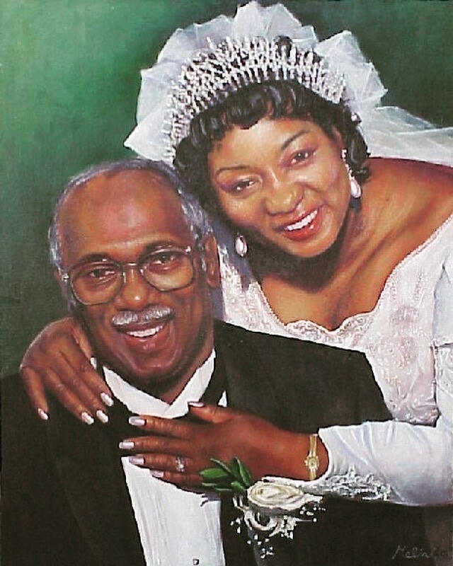 Wedding Couple - 23" x 30"