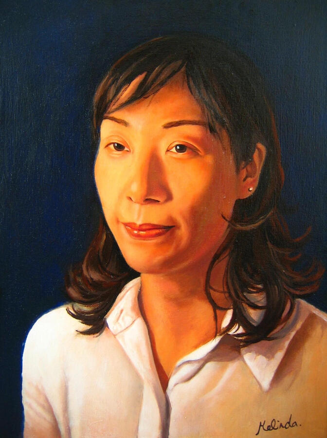 Japanese Lady - 15" x 20"