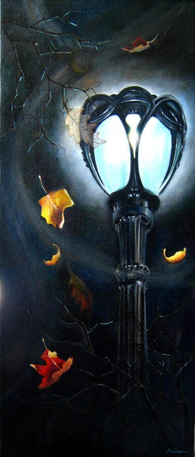 Fall in Central Park - 20" x 46"