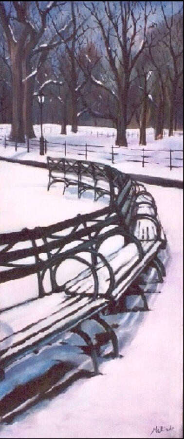 Cold and Lonely - 20" x 46"